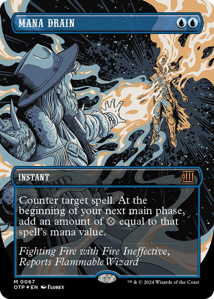 Mana Drain (Textured Foil) (67) (OTP)