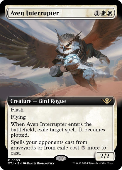 Aven Interrupter (Extended Art) (309) (OTJ)