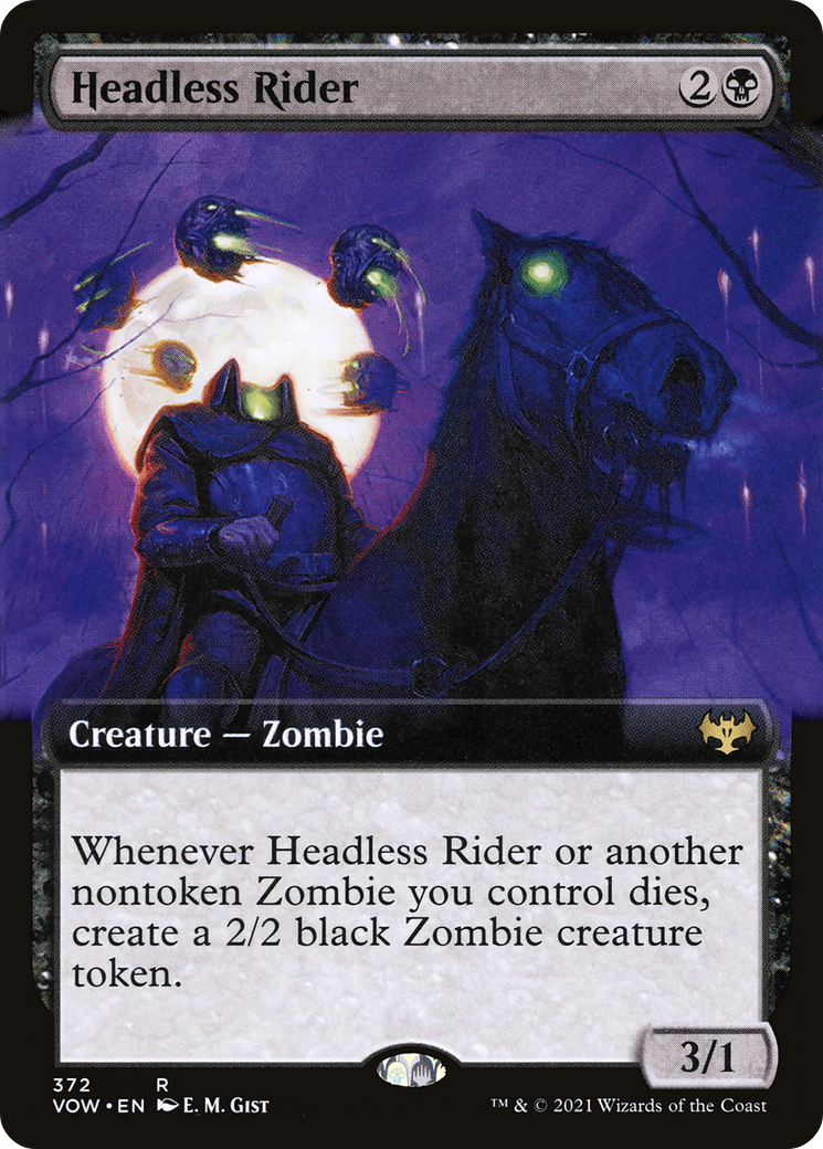 Headless Rider (Extended Art) [Innistrad: Crimson Vow]