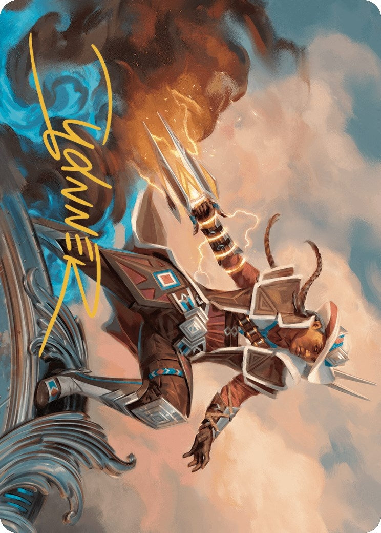 Image for Annie Flash, the Veteran Art Card (Gold-Stamped Signature) (17) - Magic: The Gathering