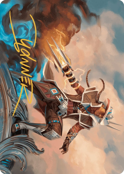 Image for Annie Flash, the Veteran Art Card (Gold-Stamped Signature) (17) - Magic: The Gathering