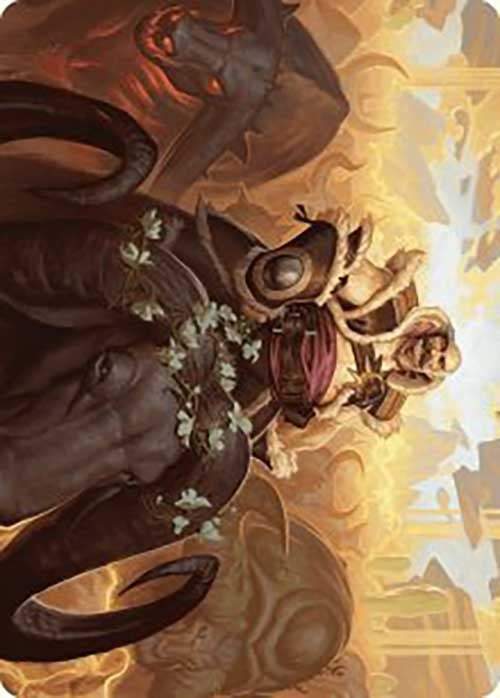 Image for Bruse Tarl, Roving Rancher Art Card (20) - Magic: The Gathering