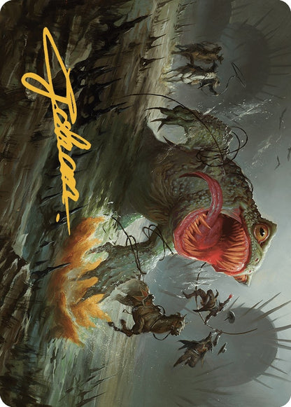 Image for The Gitrog, Ravenous Ride Art Card (Gold-Stamped Signature) (22) - Magic: The Gathering