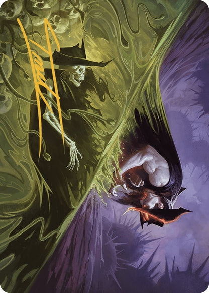 Image for Pillage the Bog Art Card (Gold-Stamped Signature) (30) - Magic: The Gathering