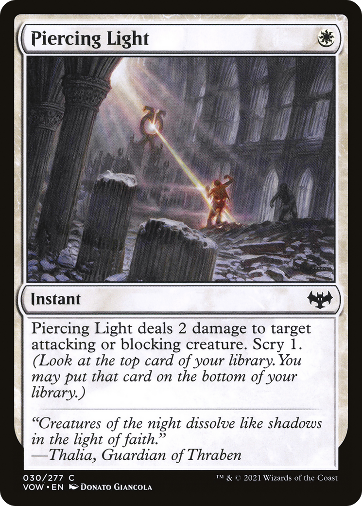 Piercing Light [Innistrad: Crimson Vow]