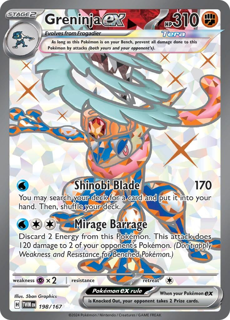 Greninja ex (198/167) (TWM)