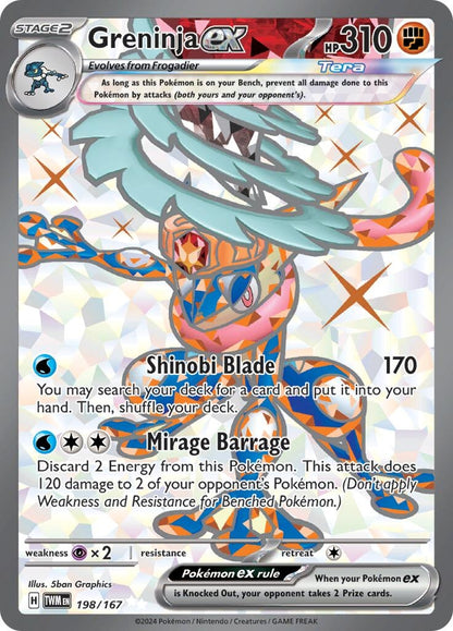Greninja ex (198/167) (TWM)