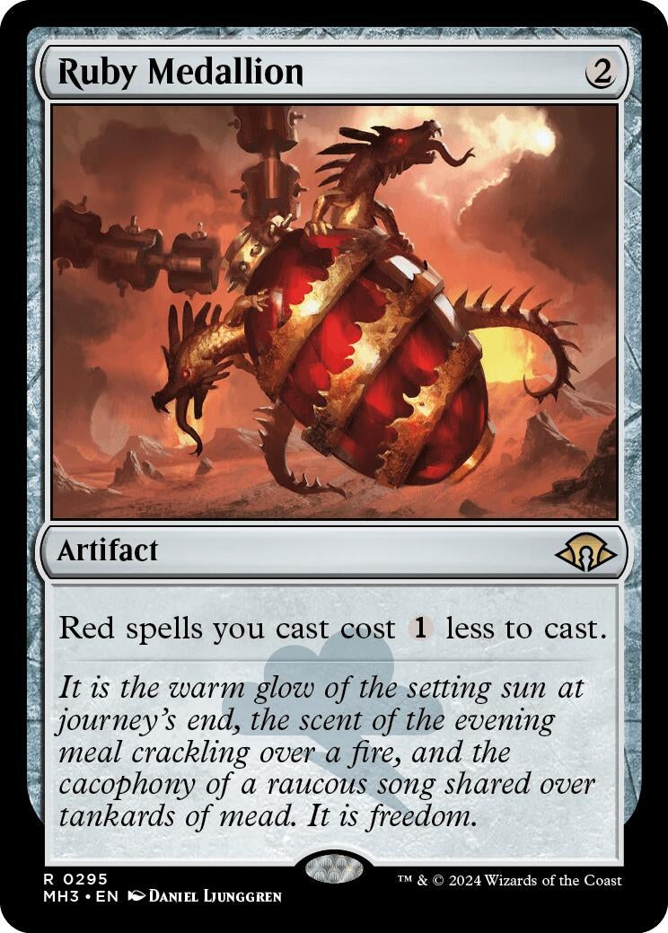 Ruby Medallion (295) (MH3)