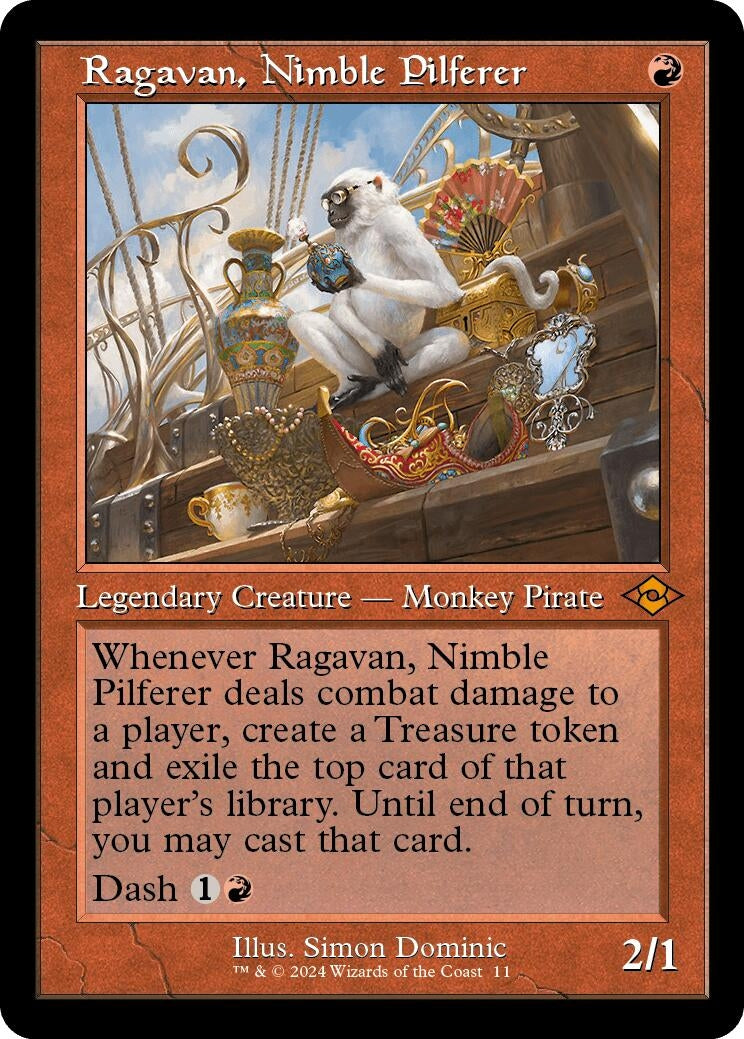 Ragavan, Nimble Pilferer (Retro Frame) (11) (MH2)