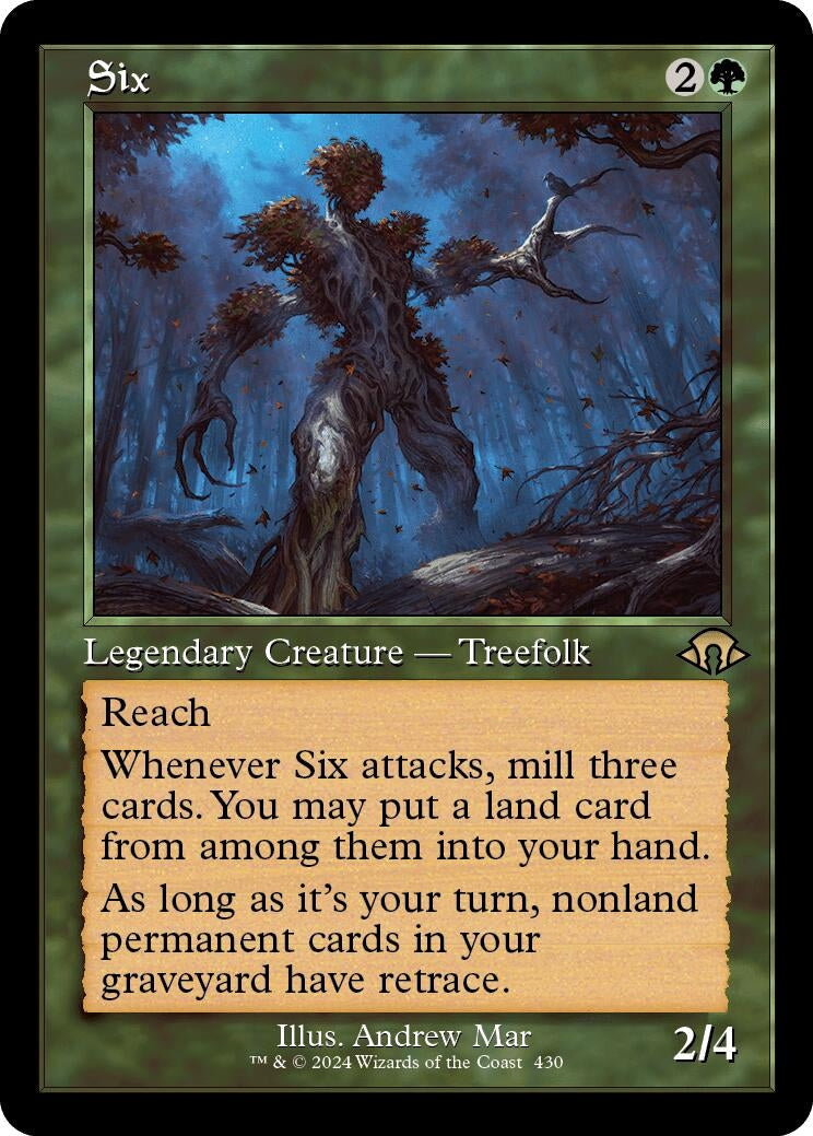 Six (Retro Frame) (430) (MH3)