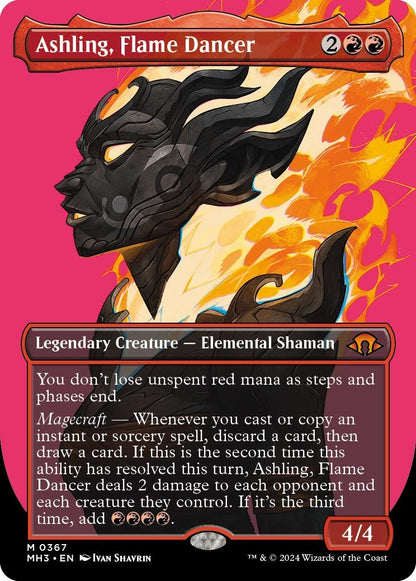 Ashling, Flame Dancer (Borderless) (367) (MH3)