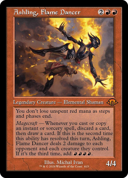 Ashling, Flame Dancer (Retro Frame) (415) (MH3)