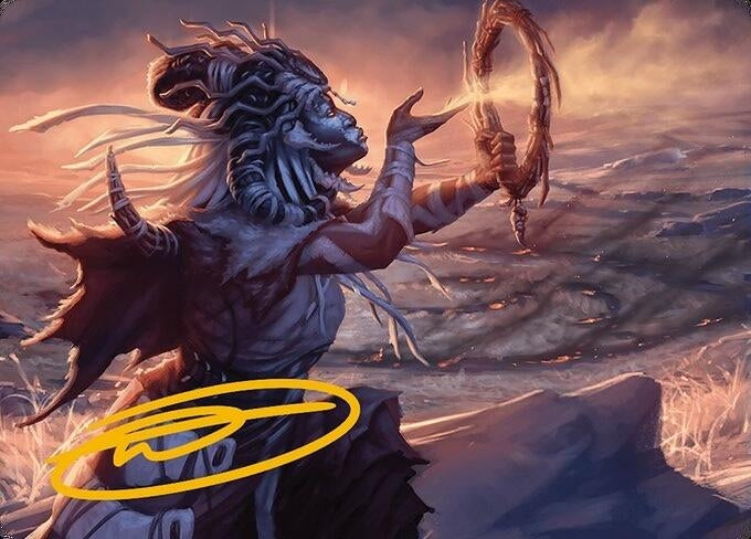 Image for Witch Enchanter Art Card (Gold-Stamped Signature) (16) - Magic: The Gathering