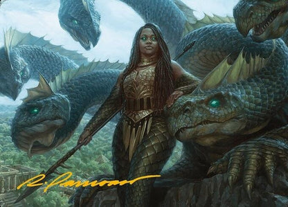 Image for Hydra Trainer Art Card (Gold-Stamped Signature) (10) - Magic: The Gathering
