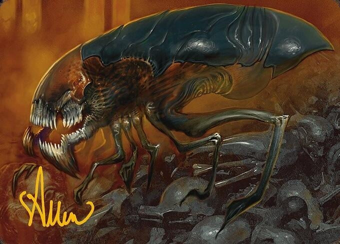 Image for Cranial Ram Art Card (Gold-Stamped Signature) (13) - Magic: The Gathering