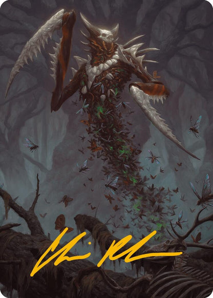Image for Grist, the Plague Swarm Art Card (Gold-Stamped Signature) (18) - Magic: The Gathering