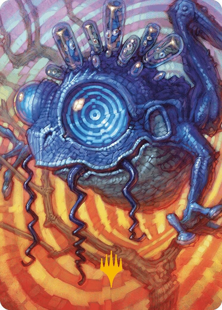 Image for Psychic Frog Art Card (Gold-Stamped Planeswalker Symbol) (41) - Magic: The Gathering