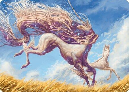 Image for Nyxborn Unicorn Art Card (1) - Magic: The Gathering