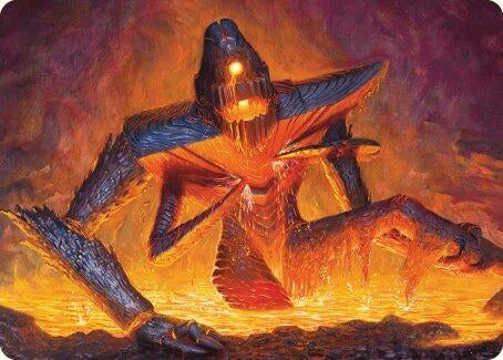 Image for Molten Gatekeeper Art Card (5) - Magic: The Gathering