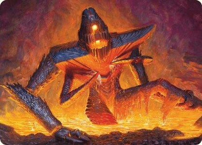 Image for Molten Gatekeeper Art Card (5) - Magic: The Gathering