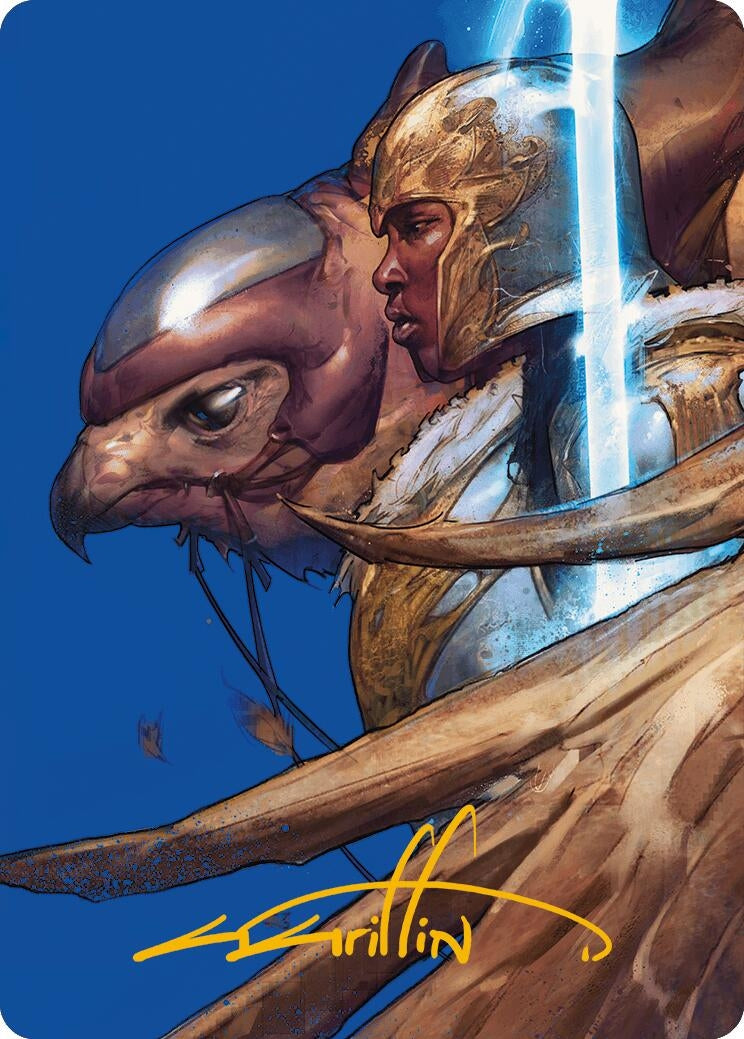Image for Arna Kennerud, Skycaptain Art Card (Gold-Stamped Signature) (48) - Magic: The Gathering