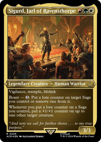 Sigurd, Jarl of Ravensthorpe (Foil Etched) (249) (ACR)