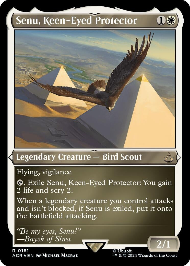 Senu, Keen-Eyed Protector (Foil Etched) (181) (ACR)