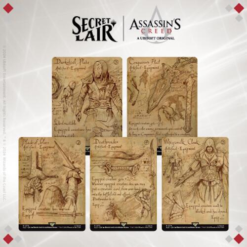 Secret Lair: Drop Series - Secret Lair x Assassin's Creed (Da Vinci's Designs)