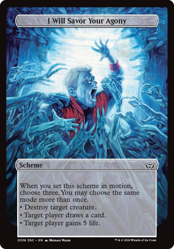 Image for I Will Savor Your Agony (Full Art) (338) - Magic: The Gathering