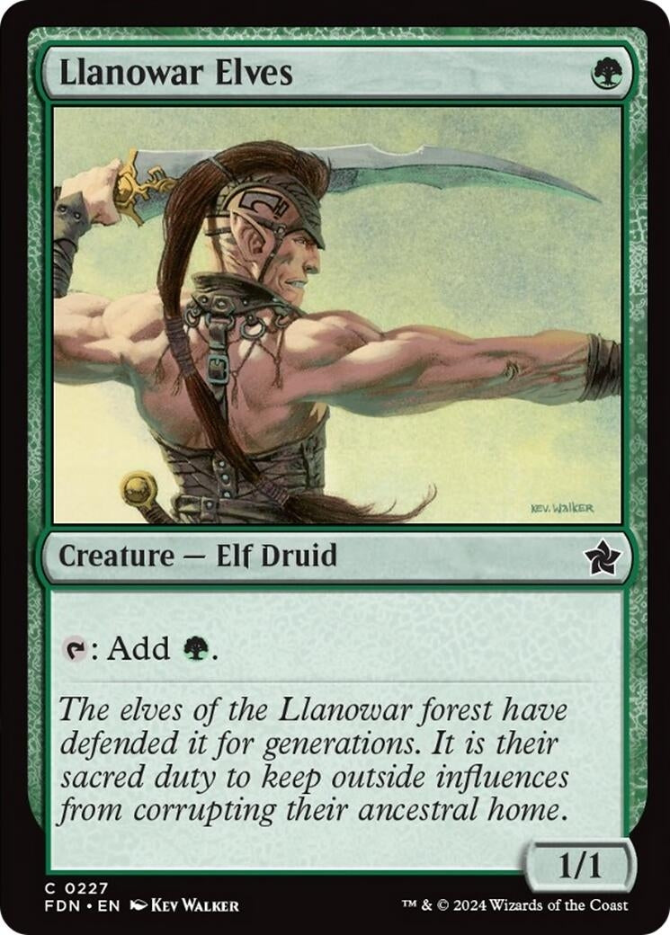 Llanowar Elves (227) (FDN)
