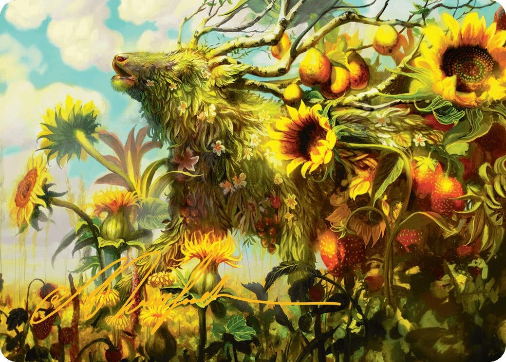 Image for Beza, the Bounding Spring Art Card (Gold-Stamped Signature) (1) - Magic: The Gathering