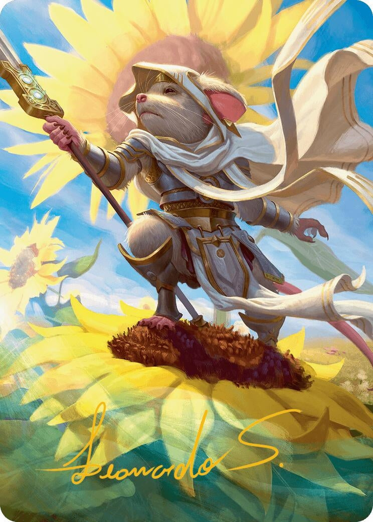 Image for Elspeth, Sun's Champion Art Card (Gold-Stamped Signature) (53) - Magic: The Gathering