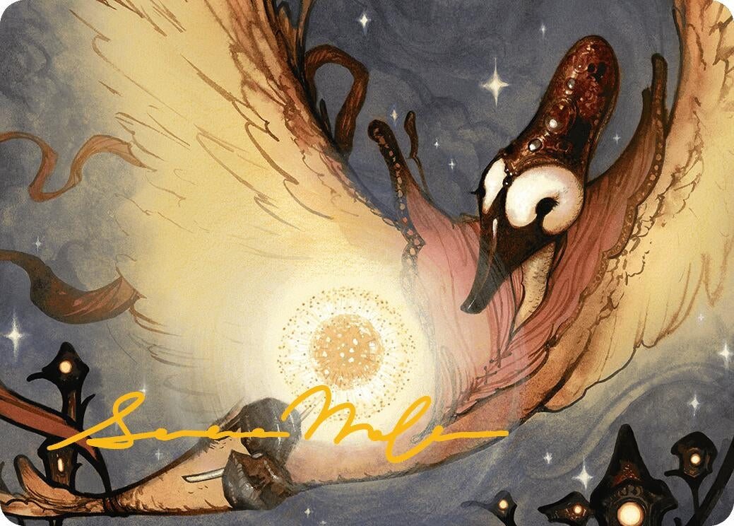 Image for Salvation Swan Art Card (Gold-Stamped Signature) (38) - Magic: The Gathering