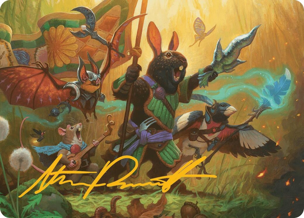 Image for Valley Questcaller Art Card (Gold-Stamped Signature) (4) - Magic: The Gathering