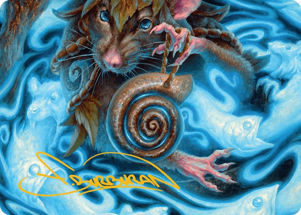 Image for Mind Spiral Art Card (Gold-Stamped Signature) (8) - Magic: The Gathering