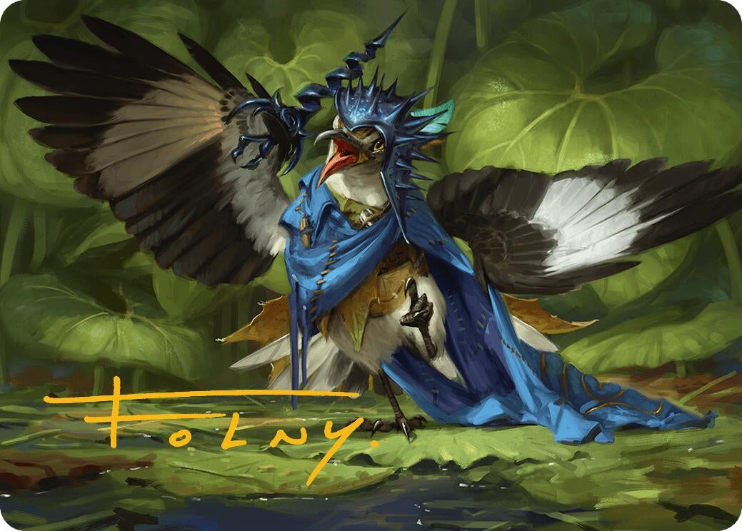 Image for Mockingbird Art Card (Gold-Stamped Signature) (9) - Magic: The Gathering