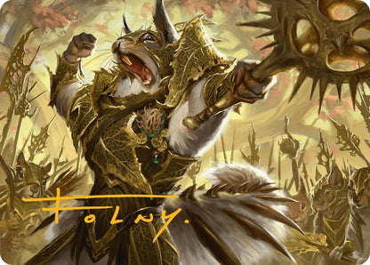 Image for Honored Dreyleader Art Card (Gold-Stamped Signature) (23) - Magic: The Gathering