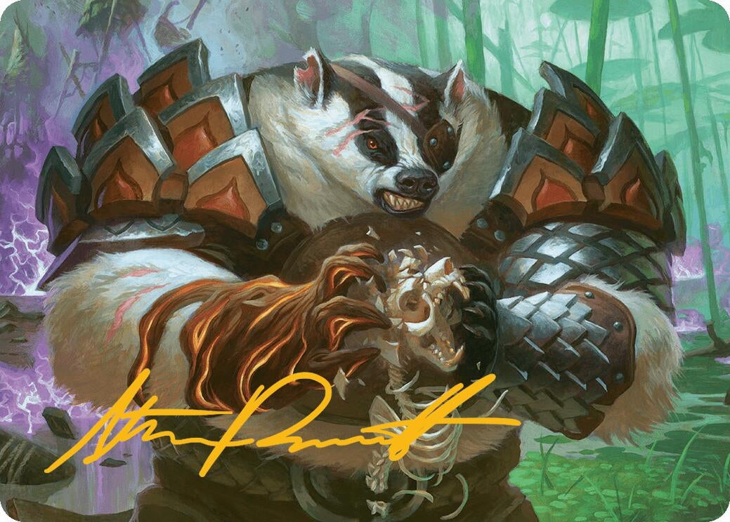 Image for Hugs, Grisly Guardian Art Card (Gold-Stamped Signature) (27) - Magic: The Gathering