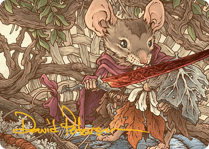 Image for Mabel, Heir to Cragflame Art Card (Gold-Stamped Signature) (45) - Magic: The Gathering