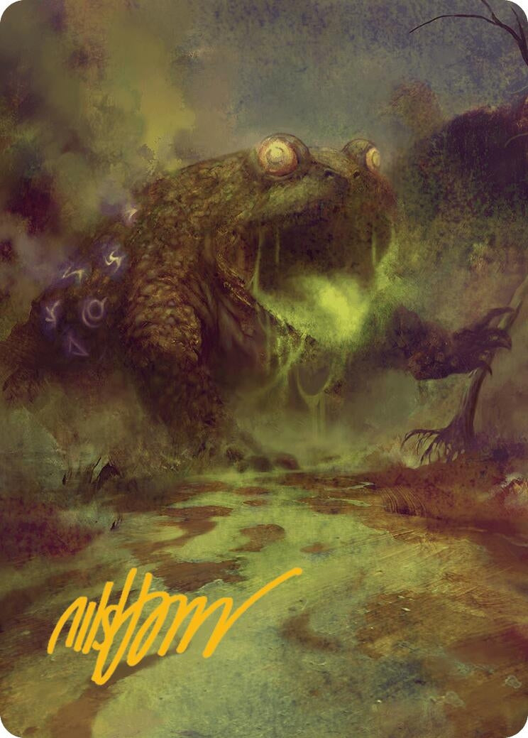 Image for The Gitrog Monster Art Card (Gold-Stamped Signature) (52) - Magic: The Gathering
