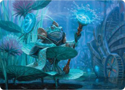 Image for Dour Port-Mage Art Card (5) - Magic: The Gathering
