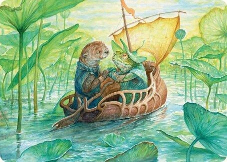 Image for Run Away Together Art Card (11) - Magic: The Gathering
