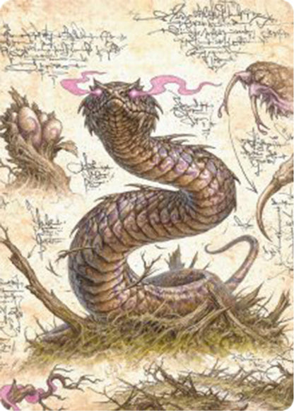 Image for Rottenmouth Viper Art Card (36) - Magic: The Gathering