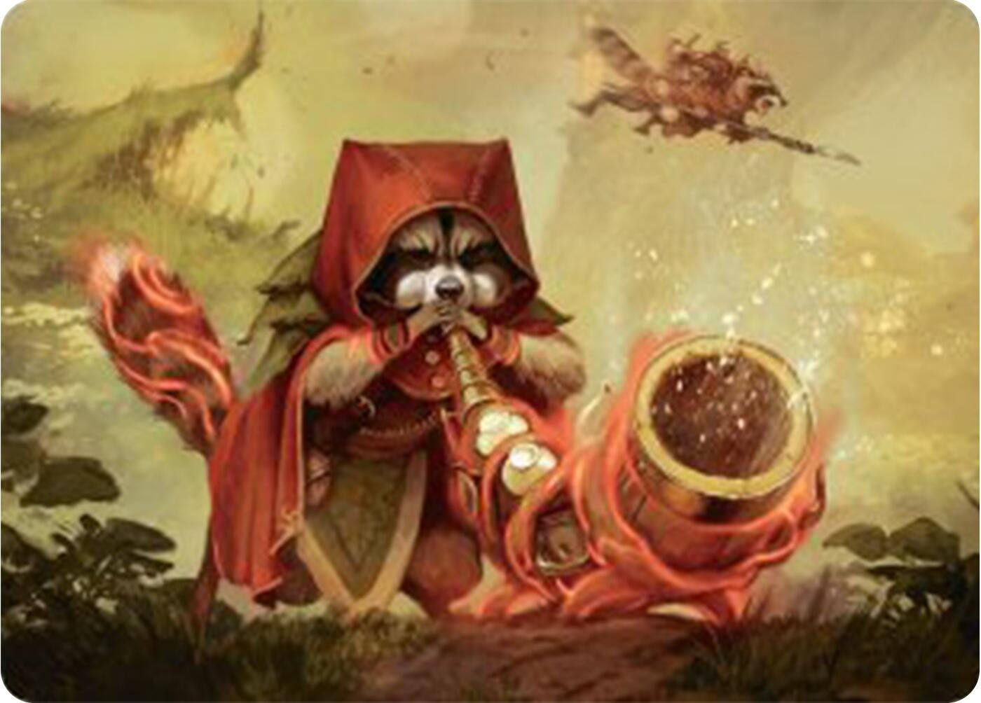 Image for Raccoon Rallier Art Card (20) - Magic: The Gathering