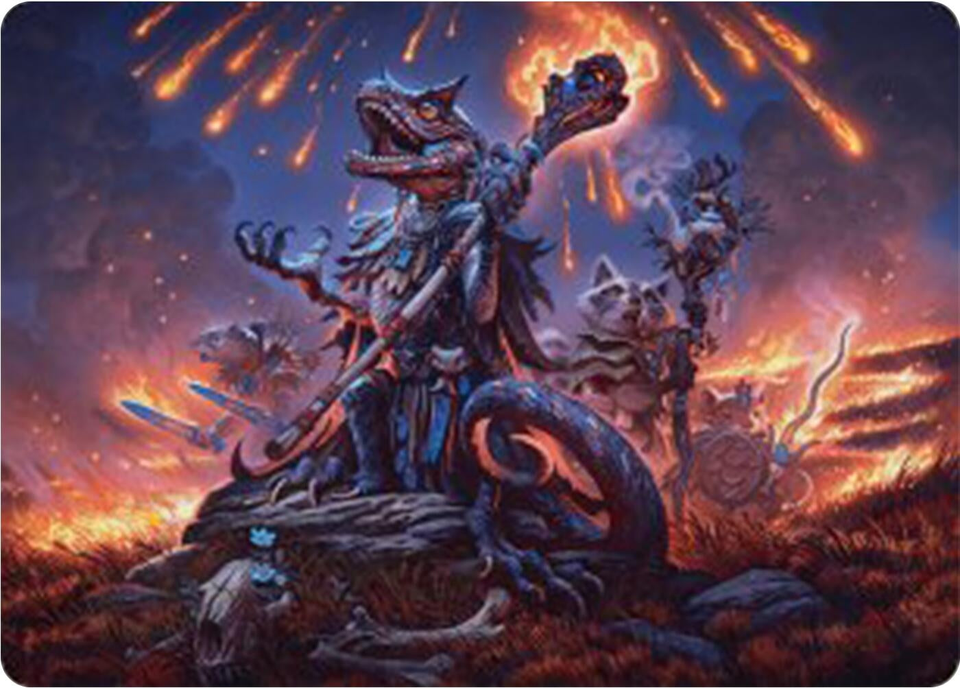 Image for Valley Flamecaller Art Card (21) - Magic: The Gathering