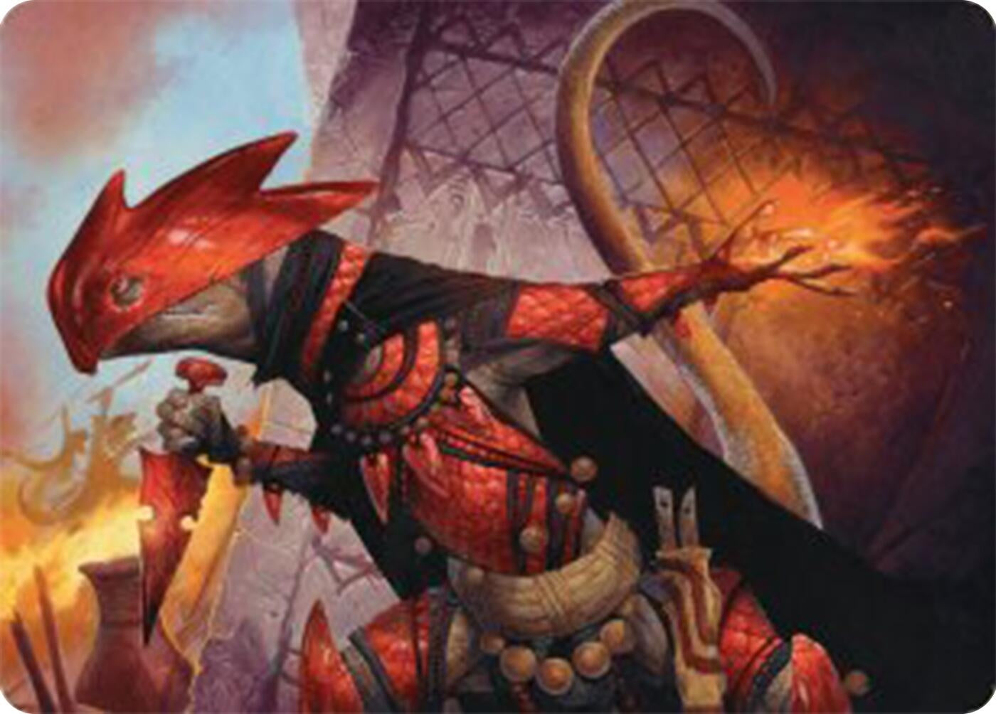 Image for Cindering Cutthroat Art Card (26) - Magic: The Gathering