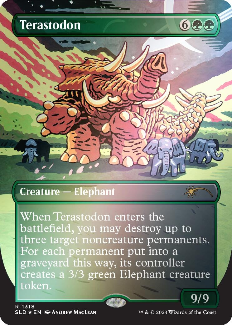 Terastodon (Rainbow Foil) (1318) (SLD)