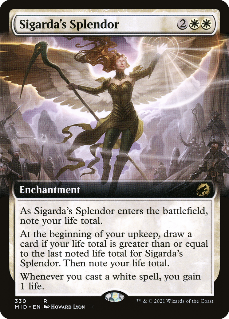 Sigarda's Splendor (Extended Art) [Innistrad: Midnight Hunt]