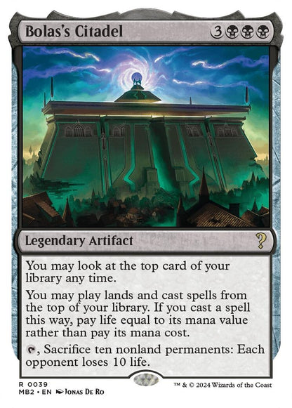 Bolas's Citadel (White Border) (39) (MB2)