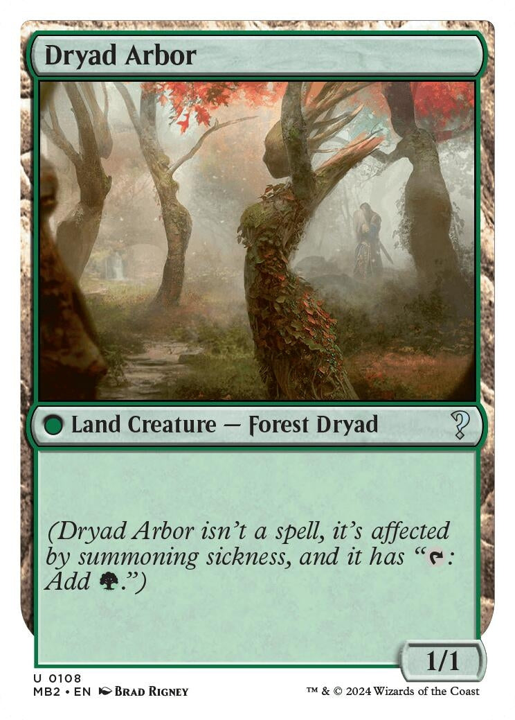 Dryad Arbor (White Border) (108) (MB2)